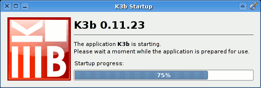 K3b 128 Splash